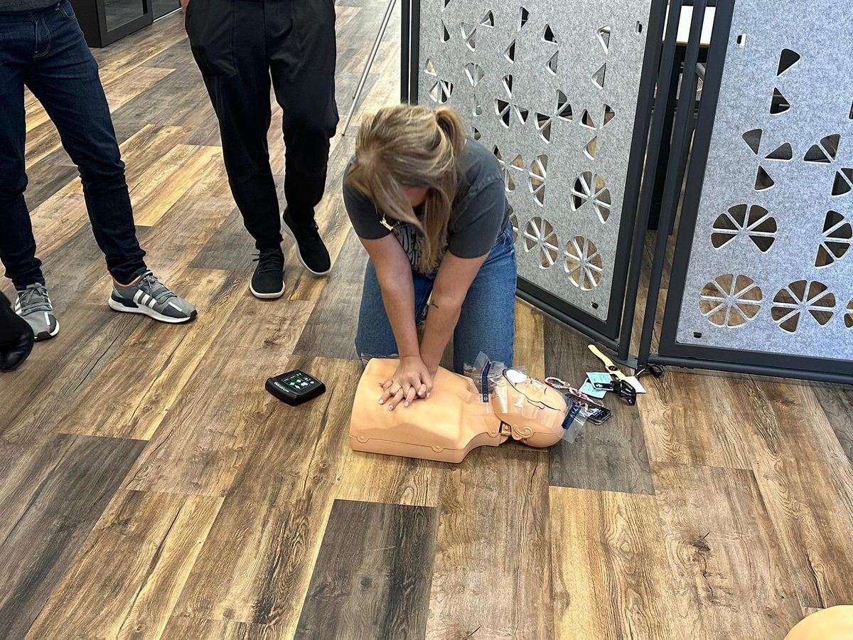 Emergency First Aid at Work training